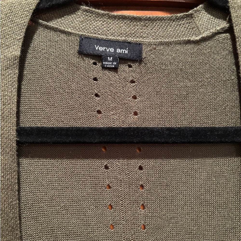 EUC Verve Ami Khaki Knit Top